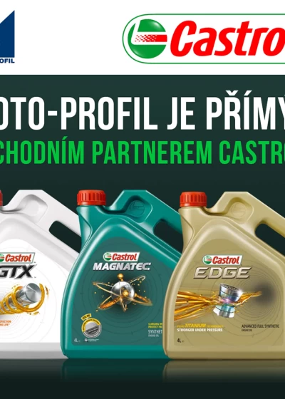 Moto-Profil je přímým obchodním partnerem Castrolu