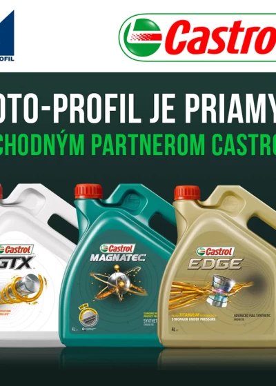 Moto-Profil je priamym obchodným partnerom Castrolu
