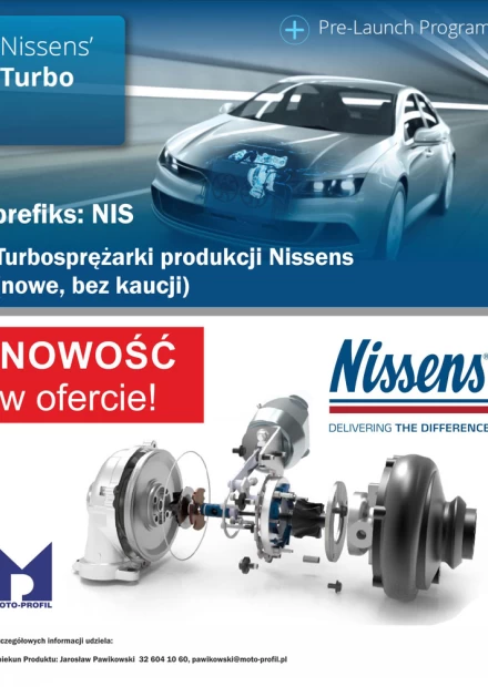 Turbosprężarki Nissens